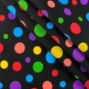 Black Party Dot Print Broadcloth