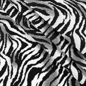 White Tiger Print Broadcloth