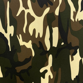 Woodland Camouflage Printed 100% Cotton
