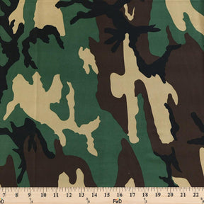 Camouflage Printed DTY Brushed (6-1) Fabric