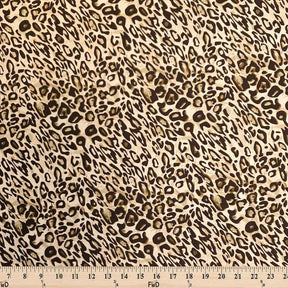 Fabric Thick Leopard, Denim Fabric Pattern