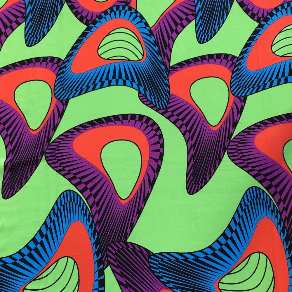 Senzo African Printed DTY Brushed (1-3) Fabric By The Yard