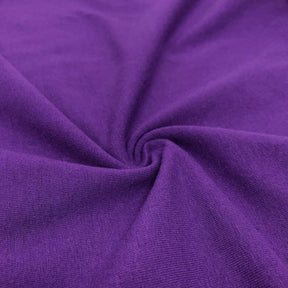 Cotton Jersey Rod Pocket Curtains - Purple