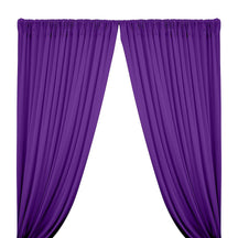 Cotton Jersey Rod Pocket Curtains - Purple