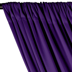 Interlock Knit Rod Pocket Curtains - Purple