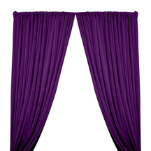 Matte Milliskin Rod Pocket Curtains - Purple