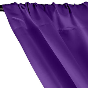 Matte Satin (Peau de Soie) Rod Pocket Curtains - Purple