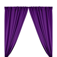 Poplin (60") Rod Pocket Curtains - Purple