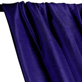 Silk Dupioni (54 Inch) Rod Pocket Curtains - Purple