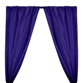 Silk Dupioni (54 Inch) Rod Pocket Curtains - Purple