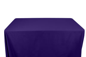 Stretch Broadcloth Banquet Rectangular Table Covers - 8 Feet