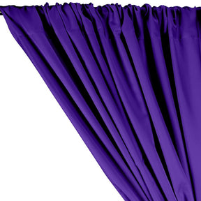 Polyester Twill Rod Pocket Curtains - Purple