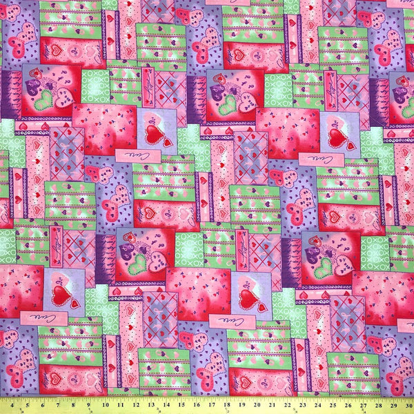 Quilt Green Print Broadcloth