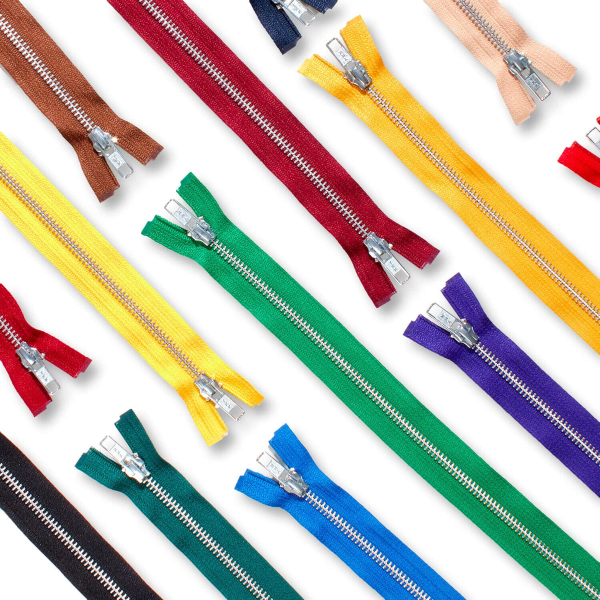 YKK Metal Zipper Repair Kit For all YKK Metal Zippers, Brass, Nickel &  Aluminum, Jeans, Jackets, Heavy Duty Zippers -100% Made in USA