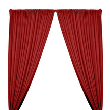 ITY Knit Stretch Jersey Rod Pocket Curtains - Red