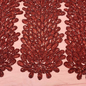 Liatris Bridal Lace Beaded Fabric Fabric