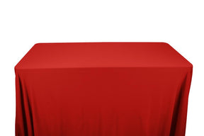 Matte Milliskin Tricot Banquet Rectangular Table Covers - 6 Feet