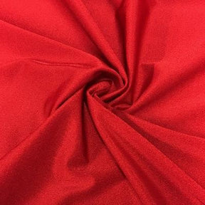 Shiny Milliskin Rod Pocket Curtains - Red