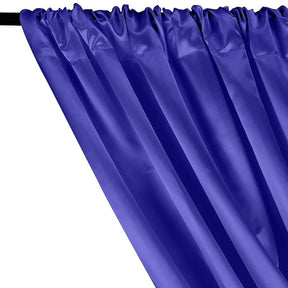 Bridal Satin Rod Pocket Curtains - Royal Blue