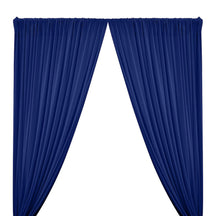 DTY Double-Sided Brushed Rod Pocket Curtains - Royal Blue