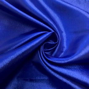 Extra Wide Nylon Taffeta Rod Pocket Curtains - Royal Blue