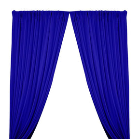 Matte Milliskin Rod Pocket Curtains - Royal Blue