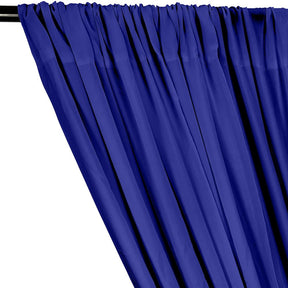 Rayon Challis Rod Pocket Curtains - Royal Blue