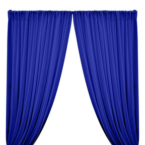 Rayon Challis Rod Pocket Curtains - Royal Blue