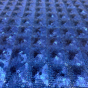 Square Crushed Sequins on Mesh