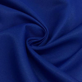 Polyester Twill Rod Pocket Curtains - Royal Blue