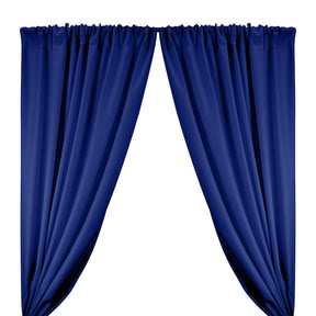 Polyester Twill Rod Pocket Curtains - Royal Blue