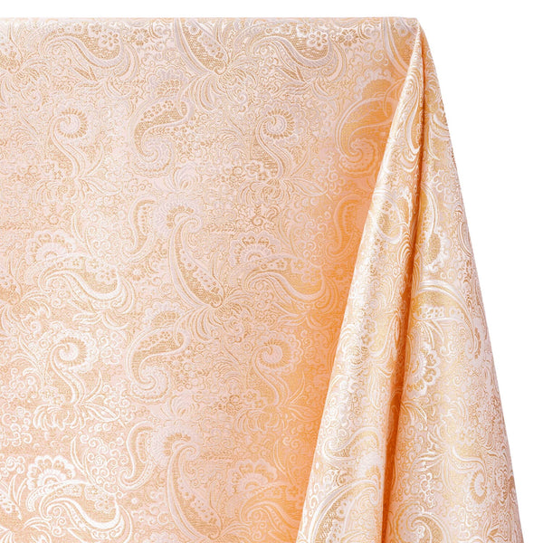 Gold Paisley Metallic Brocade