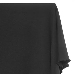 Ponte De Roma Knit Solid G54Fabric / Stretch Ponte Knit Solid Fabric -  Black - 5 Yard Pack