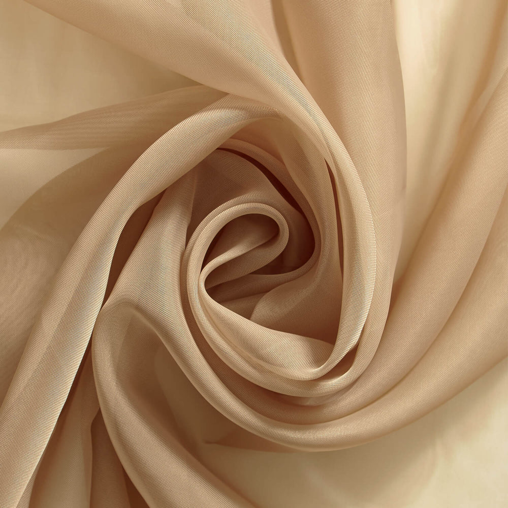 Sheer Voile Fabric SV570965 Camel 1