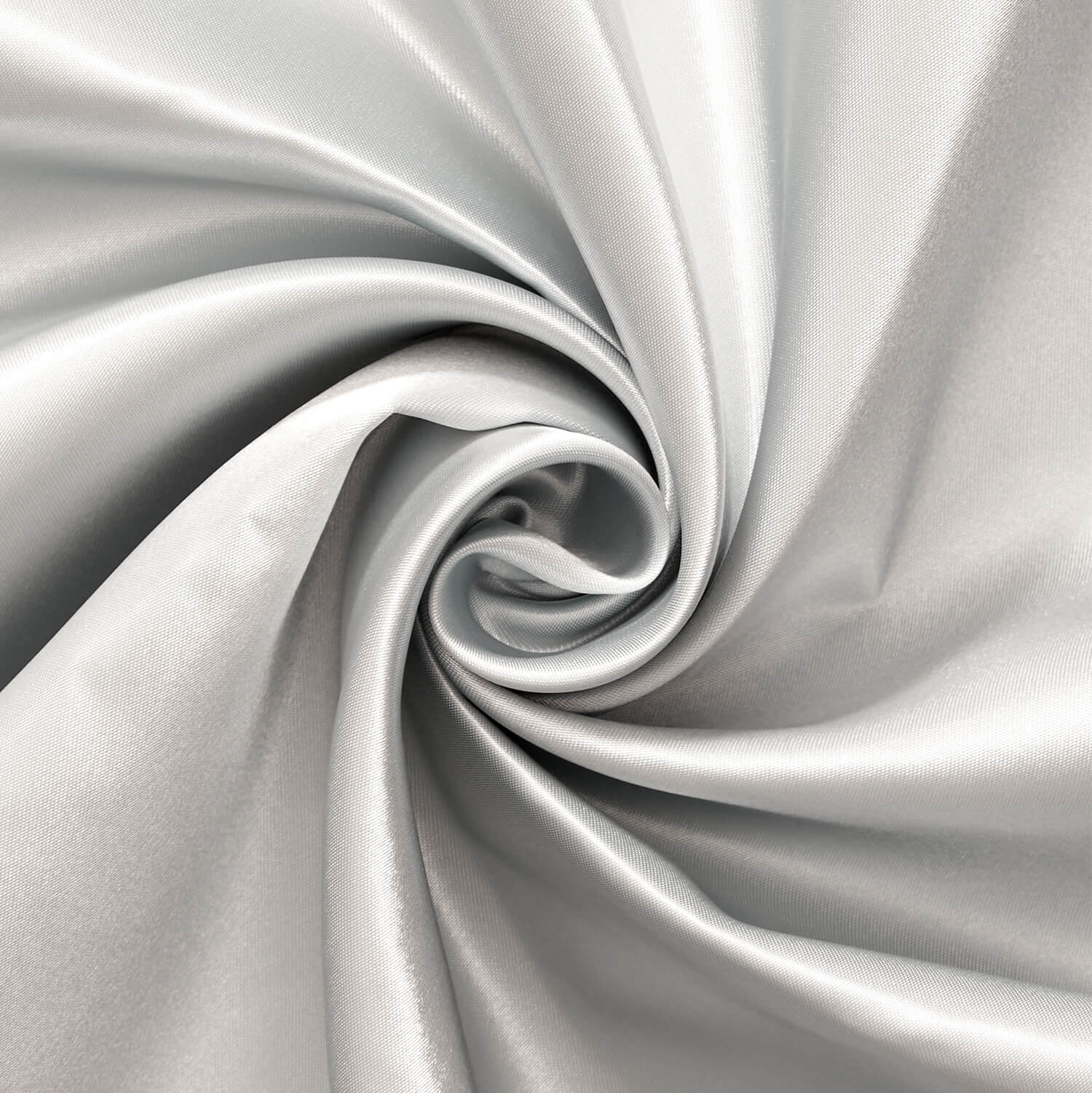 Polyester Charmeuse Satin (58/60 Inch) Fabric SV571227 Silver Image A2