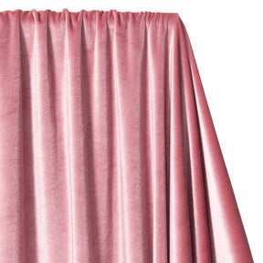 Dusty Pink Stretchy Velvet Fabric by the Yard Stretch Fabrics
