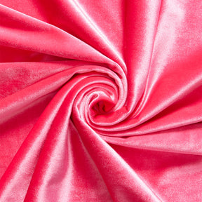 Stretch Velvet Red, Fabric by the Yard