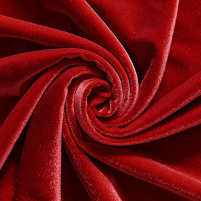 Stretch Velvet Fabric 60 Wide by The Yard for Sewing Apparel Costumes Craft 1 Red