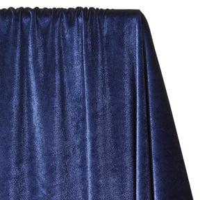Stretch Velvet Fabric, Blue- 150cm