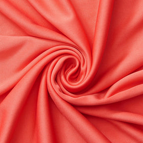 2-Way Stretch Polyester Interlock Knit Lining 58/60 Lightweight Fabric/DIY  Projects, Coral Bright #273 1 Yard