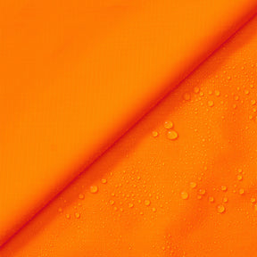 Nylon Water Resistant 70D-1.9oz Nylon Ripstop DWR Fabric 60 Wide Fabric By  The Yard - Orange