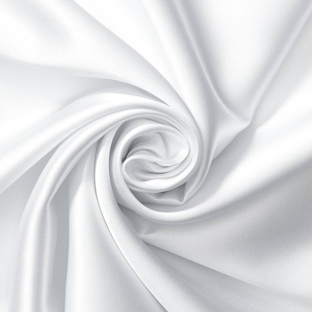 Satin Grey Fabric Wholesaler - Stretch Cotton Lycra Satin Fabric  Manufacturer