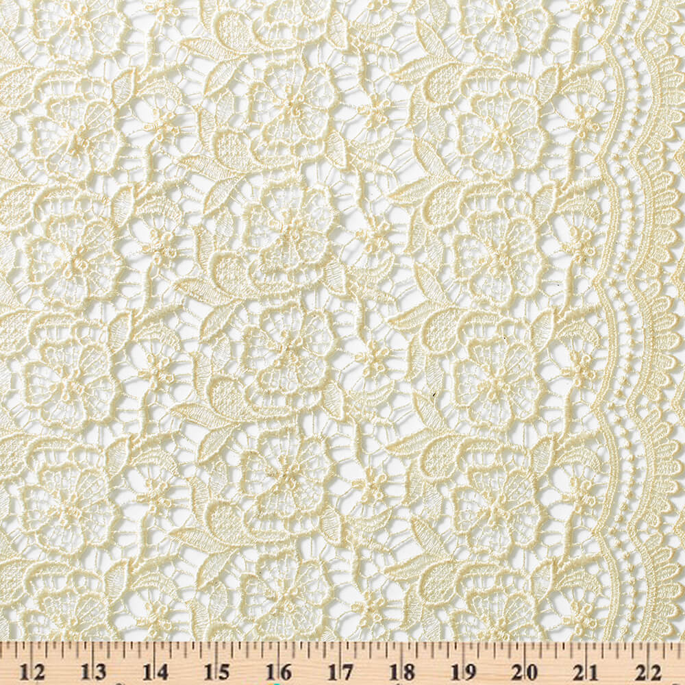 Violet Guipure French Venice Lace | Fabric Wholesale Direct