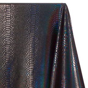 Snake Scale Hologram Tricot Foil Fabric