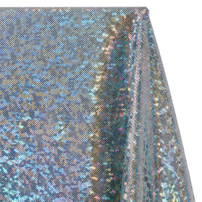 Micro Dot Hologram Tricot Foil Fabric