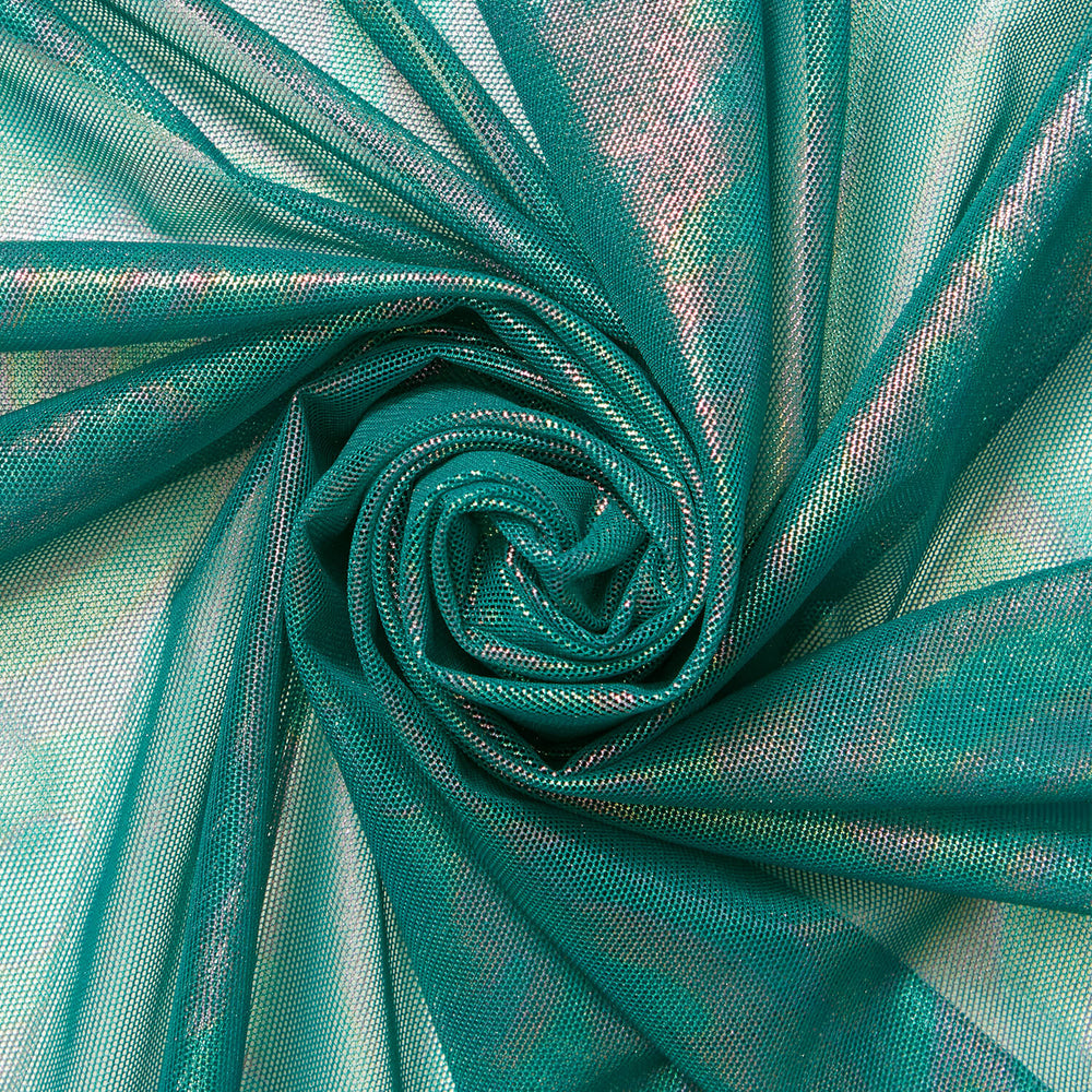 Tie Dye Power Mesh Fabric SV578034 Teal 1