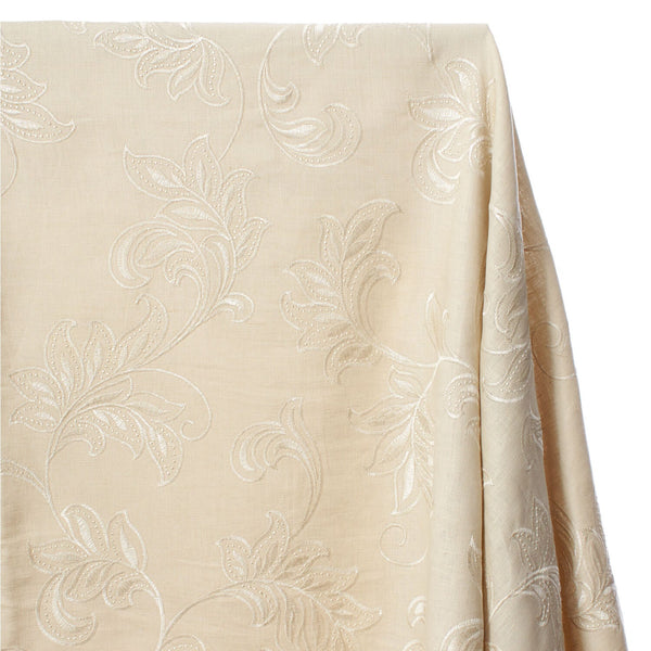 Rowan Embroidered Linen Fabric | Fabric Wholesale Direct