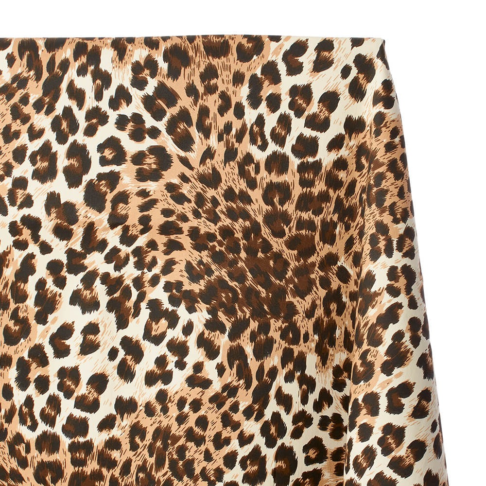 Leopard Print Stretch Twill | Fabric Wholesale Direct
