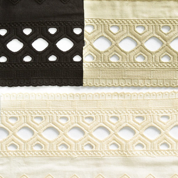 Lattice Embroidered Eyelet