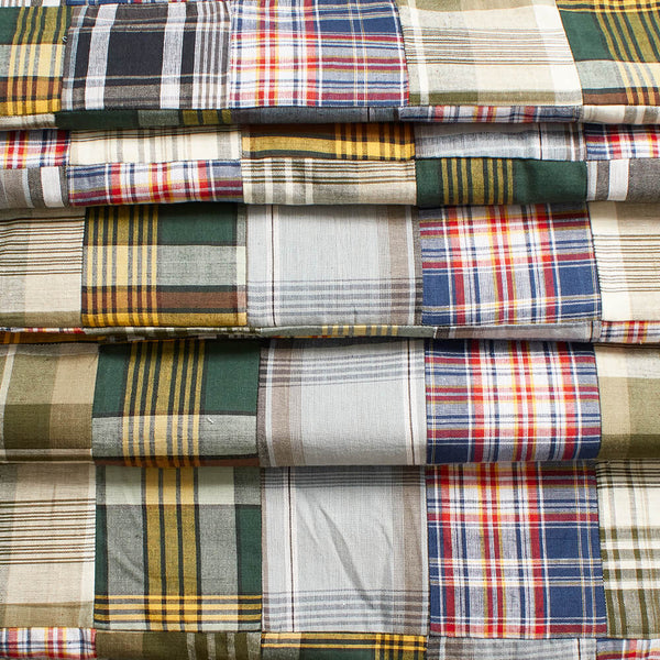 Patchwork Nantucket Madras Plaid Fabric - Michael